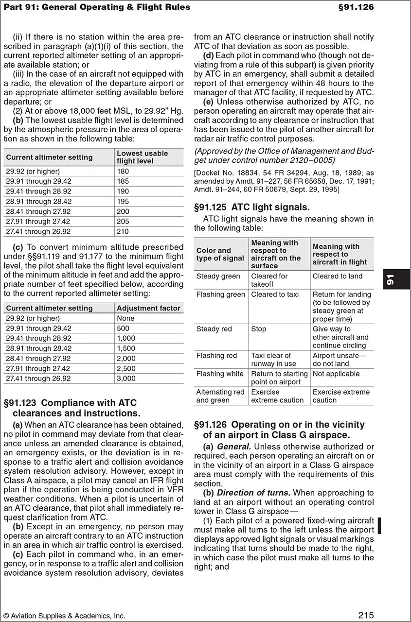 2027 ASA FAR/AIM Regulations Book